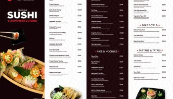 Foodisland Menu Front